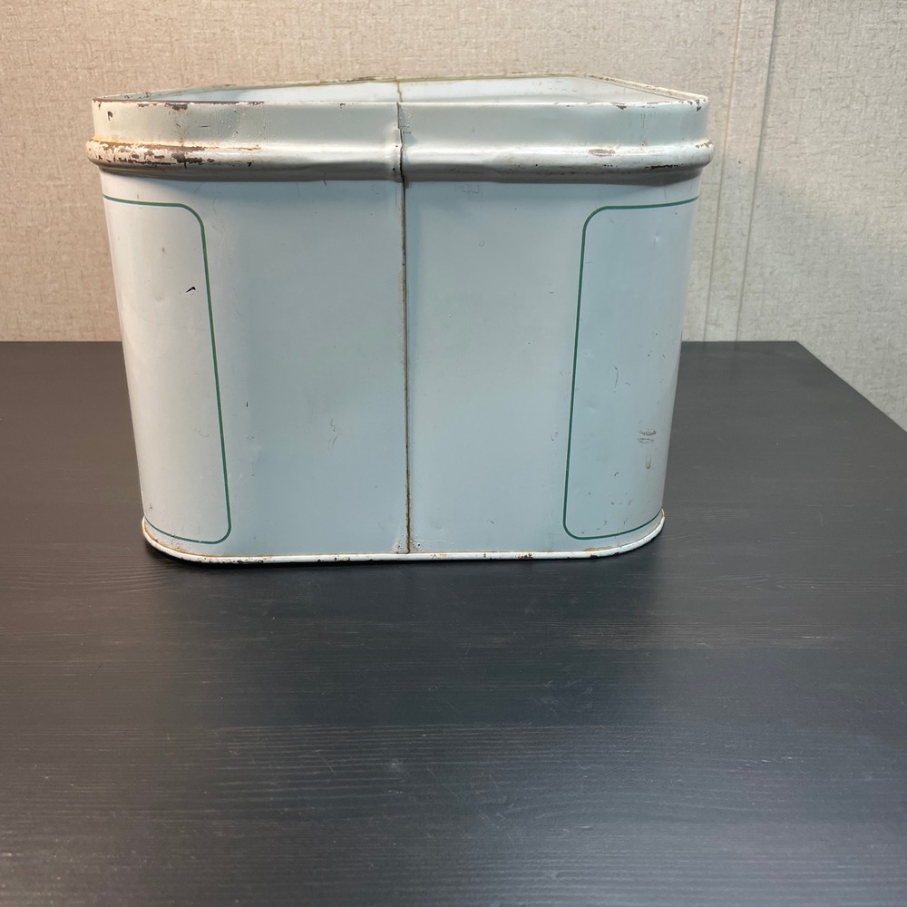 Vintage Chein Co Metal Bread Box Floral Motif Made in USA 1970's - Picture 9 of 14